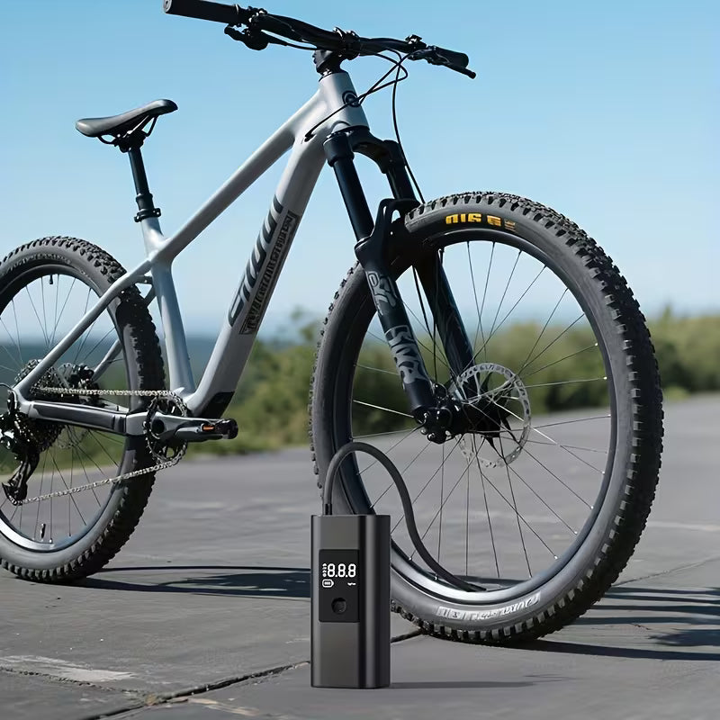 Portable Tire Inflator Air Compressor – Digital Display – Best for Cars, Bikes & More